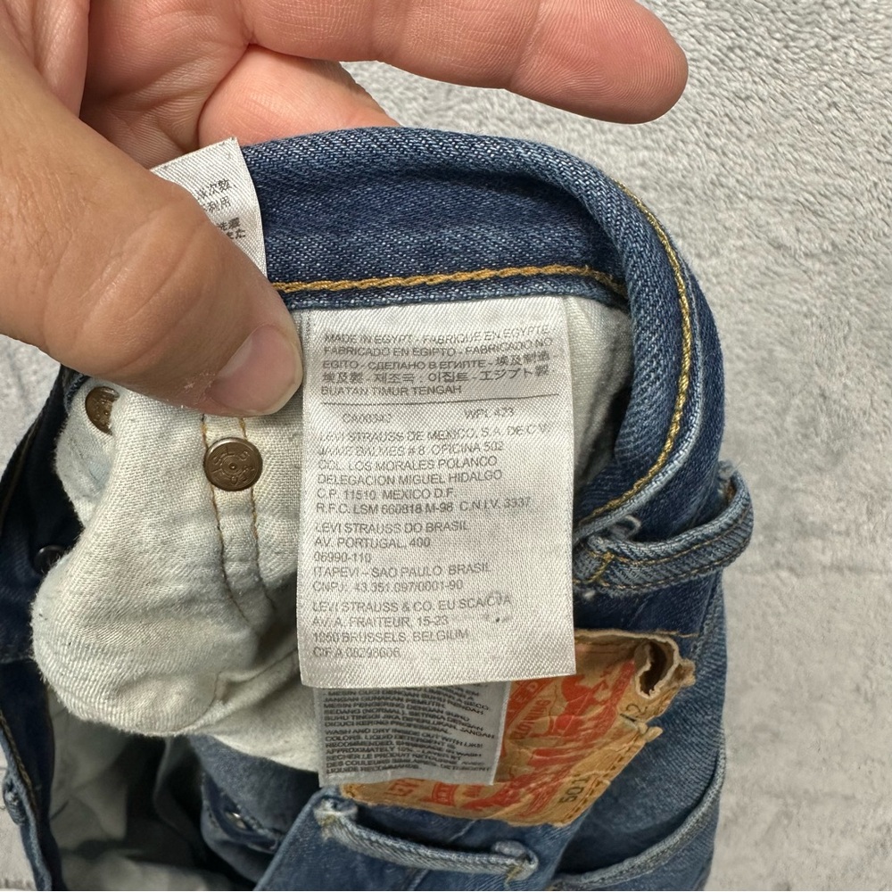 Levi’s 501 Button Fly Jeans Size 42x30 Distressed Read Description - Picture 14 of 14